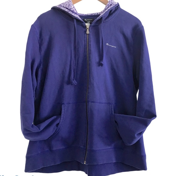 Champion Purple Hoodie - Picture 1 of 4